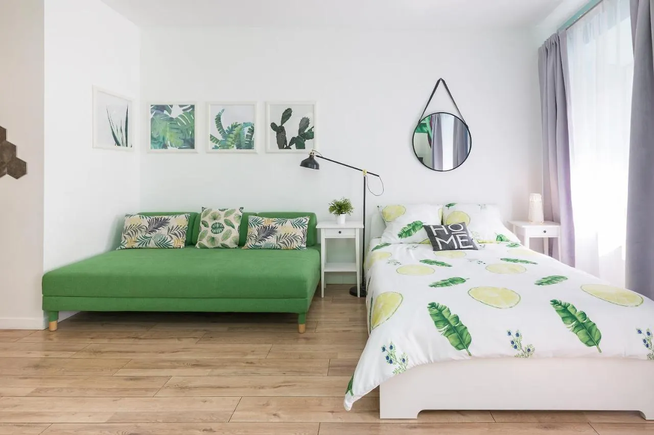 Cozy Modern Studio Green Apartment In Old Town Krakow 0*,